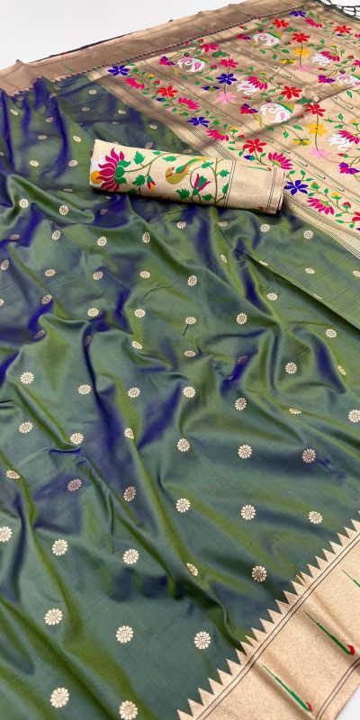 MB 150 Green A Pethani silk Saree Perfect for Wedding, Party, Baisakhi, Reception, Traditional Day – . Affordable Price ₹2549. Delivery 4-6 Working | Sarees, Bollywood Sarees, Creative Sarees, Designer Sarees, Embroidered Sarees, Ethnic Saree, Modern Digital sarees, Party Wear Sarees