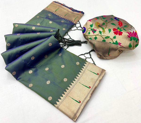 MB 150 Green A Pethani silk Saree Perfect for Wedding, Party, Baisakhi, Reception, Traditional Day – . Affordable Price ₹2549. Delivery 4-6 Working | Sarees, Bollywood Sarees, Creative Sarees, Designer Sarees, Embroidered Sarees, Ethnic Saree, Modern Digital sarees, Party Wear Sarees