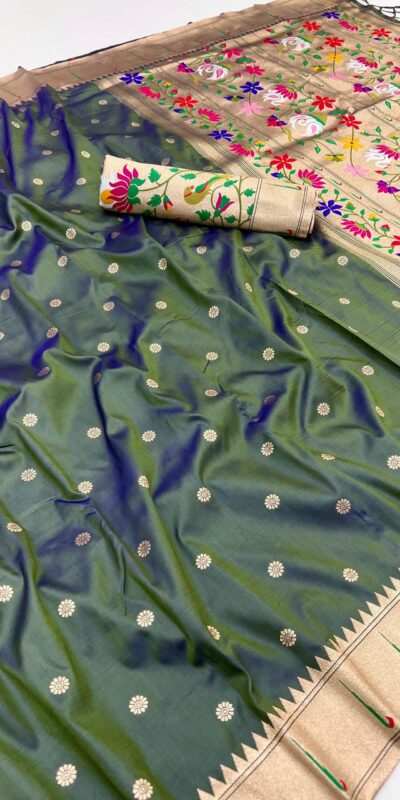 MB 150 Green A Pethani silk Saree Perfect for Wedding, Party, Baisakhi, Reception, Traditional Day – . Affordable Price ₹2549. Delivery 4-6 Working | Sarees, Bollywood Sarees, Creative Sarees, Designer Sarees, Embroidered Sarees, Ethnic Saree, Modern Digital sarees, Party Wear Sarees