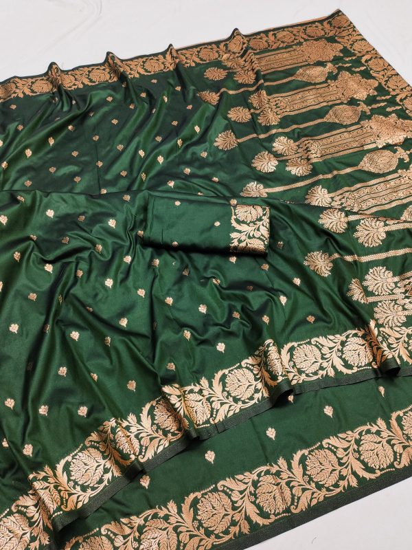 MB 171 Green Banarasi Silk Saree Perfect for Wedding, Party, Holi, Pongal, Pooja –. Festive Deal ₹1849. Delivery 4-6 Working Days. Shop now. | Sarees, Bollywood Sarees, Creative Sarees, Designer Sarees, Embroidered Sarees, Ethnic Saree, Modern Digital sarees, Party Wear Sarees