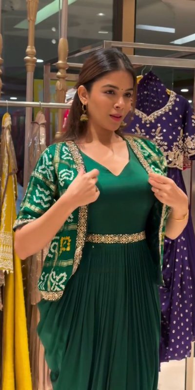 LG 2011 Green Printed Chinon Dhoti Suit Perfect for Wedding, Party, Family Gatherings, Lohri, Durga Puja . Get it for ₹1799. Delivery 4-6 Working Days | Jump Suits, Salwar suit, Casual Suits, Creative suits, Designer Suits, Palazzo Suits, Party Wear Suits, Patiala Suits, Straight Suits