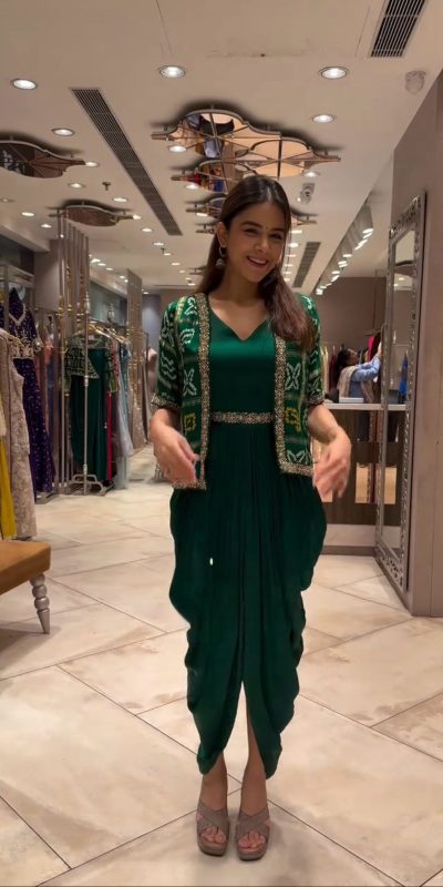 LG 2011 Green Printed Chinon Dhoti Suit Perfect for Wedding, Party, Family Gatherings, Lohri, Durga Puja . Get it for ₹1799. Delivery 4-6 Working Days | Jump Suits, Salwar suit, Casual Suits, Creative suits, Designer Suits, Palazzo Suits, Party Wear Suits, Patiala Suits, Straight Suits