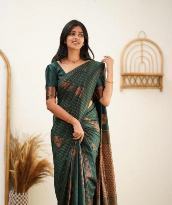 KP 5011 Green in Collor Soft Lichi Silk Lace Work & Lace Border Saree . Get it for ₹1299. Delivery 4-6 Working Days. Shop now. | Sarees, Bollywood Sarees, Creative Sarees, Designer Sarees, Embroidered Sarees, Ethnic Saree, Modern Digital sarees, Party Wear Sarees