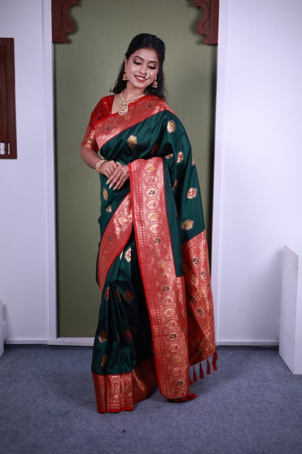 MB 22 Green Soft Paithani silk Saree Perfect for Wedding, Party, Sangeet, Haldi, Housewarming – . Best Price ₹2449. Delivery 4-6 Working Days. Shop no | Sarees, Bollywood Sarees, Creative Sarees, Designer Sarees, Embroidered Sarees, Ethnic Saree, Modern Digital sarees, Party Wear Sarees