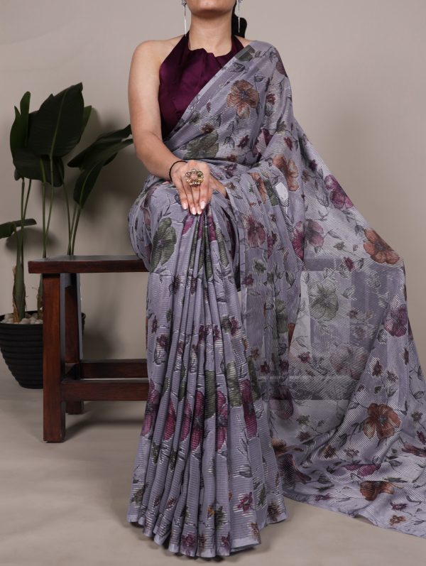 YNF 7051 Grey in Lurex Brasso Designer Work Saree . Wedding, Party, Festive, Events, Special Price ₹1799. Delivery 4-6 Working Days. Shop now. | Sarees, Bollywood Sarees, Creative Sarees, Designer Sarees, Embroidered Sarees, Ethnic Saree, Modern Digital sarees, Party Wear Sarees