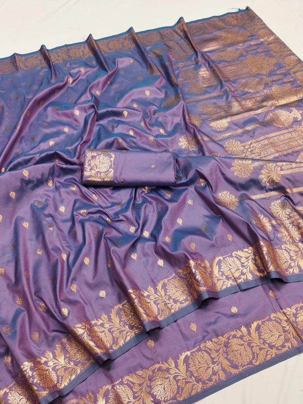 MB 171 Lavender Banarasi Silk Saree Perfect for Wedding, Party, Holi, Pongal, Pooja –. Festive Deal ₹1849. Delivery 4-6 Working Days. Shop now. | Sarees, Bollywood Sarees, Creative Sarees, Designer Sarees, Embroidered Sarees, Ethnic Saree, Modern Digital sarees, Party Wear Sarees