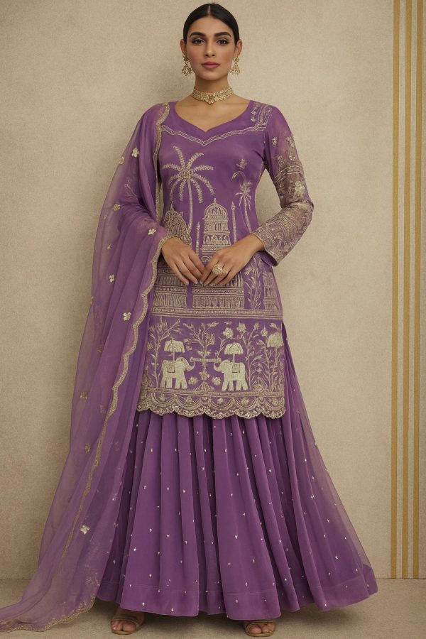 SRK 5247 Lavender Twill Net with Embroidery Work & Bead Work Salwar Suit . Now at just ₹1999. Delivery 4-6 Working Days. Shop now. | Jump Suits, Salwar suit, Casual Suits, Creative suits, Designer Suits, Palazzo Suits, Party Wear Suits, Patiala Suits, Straight Suits