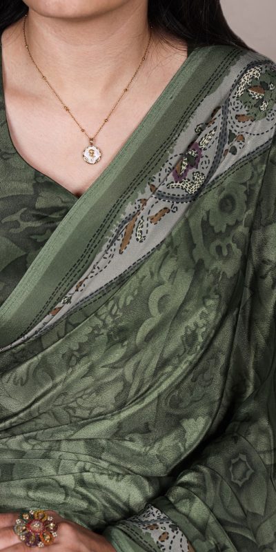 YNF 7056 Mahendi Crepe Printed with Designer Saree Work. Wedding, Party, Festive, Events, Get it for ₹1499. Delivery 4-6 Working Days. Shop now. | Sarees, Bollywood Sarees, Creative Sarees, Designer Sarees, Embroidered Sarees, Ethnic Saree, Modern Digital sarees, Party Wear Sarees