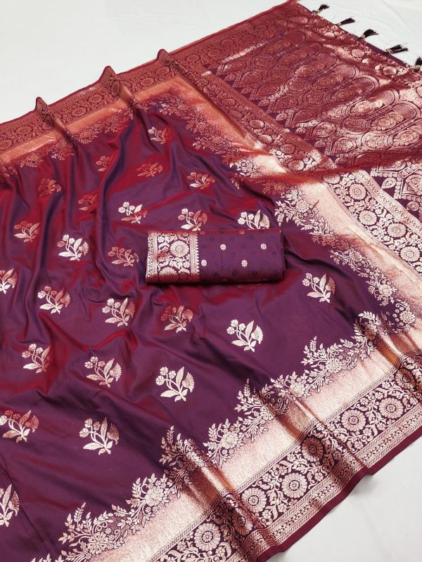 MB 39 Maroon in Color Banarasi silk Zari Work & Lace Work Saree . Introductory Price ₹1999. Delivery 4-6 Working Days. Shop now. | Sarees, Bollywood Sarees, Creative Sarees, Designer Sarees, Embroidered Sarees, Ethnic Saree, Modern Digital sarees, Party Wear Sarees
