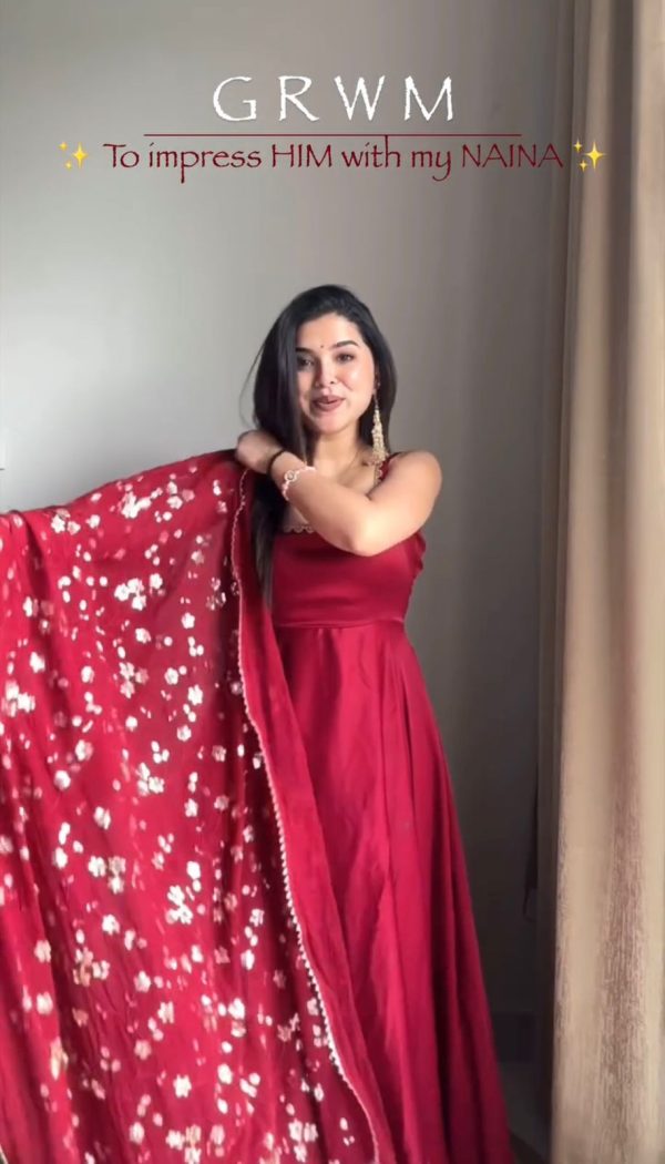 SRK 5128 Maroon Heavy Faux Georgette With Embroidery Sequence Work Salwar Suit Wedding, Party, Festive, Events, 4-6 Working Days 1899/- Only | Salwar suit, Casual Suits, Creative suits, Designer Suits, Palazzo Suits, Party Wear Suits, Patiala Suits, Straight Suits