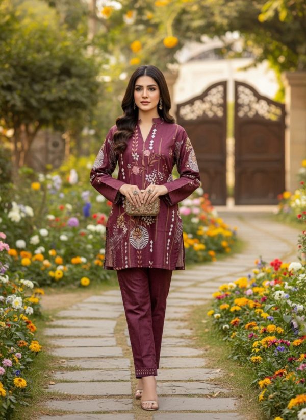 INLI Velora Vogue Maroon in Linen Cotton Turkish style Designer Work Kurti . Introductory Price ₹1549. Delivery 4-6 Working Days. Shop now. | Kurti, Bollywood Kurti, Creative Kurtis, Designer Kurti, Party Wear Kurti, Selfie Kurti