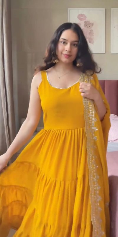 RTC 5925 Mustard Faux Georgette Salwar Suit Perfect for Wedding, Party, Eid, Cultural Events, Traditional Day . Exclusive Offer ₹2099. Delivery 4-6 | Jump Suits, Tops & Bottoms, Track Suits, Salwar suit, Casual Suits, Creative suits, Designer Suits, Palazzo Suits, Party Wear Suits, Patiala Suits, Straight Suits, Trendy Wear