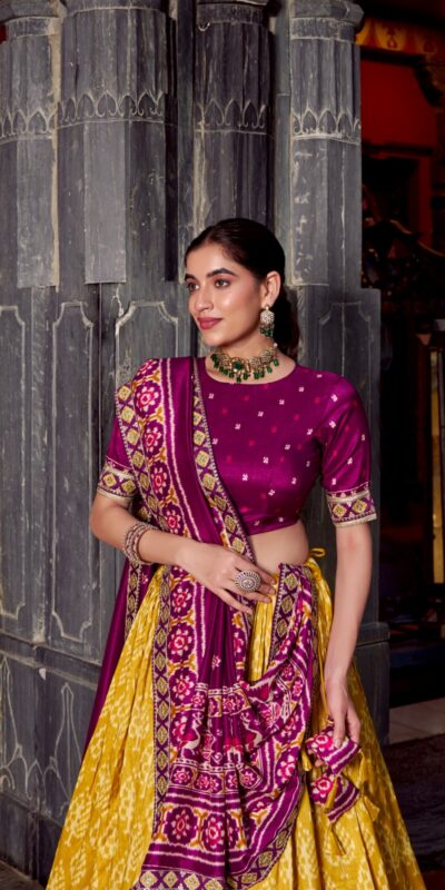 LNB 1246 Mustard Tasar Silk Lehenga Choli Perfect for Wedding, Party, Lohri, Haldi, Baisakhi – . Now at just ₹2649. Delivery 4-6 Working Days. Shop | Lehenga, Bollywood Lehenga, Creative Lehenga, Designer Lehenga, Embroidered Lehenga, Party Wear Lehenga
