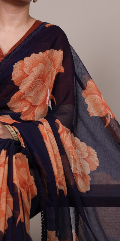 YNF 7033 Navy Blue Color Chiffon Lace Work & Lace Border Saree . Available at ₹1499 only. Delivery 4-6 Working Days. Shop now. | Sarees, Bollywood Sarees, Creative Sarees, Designer Sarees, Embroidered Sarees, Ethnic Saree, Modern Digital sarees, Party Wear Sarees