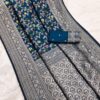 MB 96 Navy Blue Color Khaddi Pashmina with Zari Work & Lace Work Saree . Now at just ₹1999. Delivery 4-6 Working Days. Shop now. | Sarees, Bollywood Sarees, Creative Sarees, Designer Sarees, Embroidered Sarees, Ethnic Saree, Modern Digital sarees, Party Wear Sarees