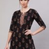 INLI Blush 2.0 Orange Cotton Printed Designer Work Kurti in . Wedding, Party, Festive, Events, Special Price ₹1269. Delivery 4-6 Working Days. Shop now. | Kurti, Bollywood Kurti, Creative Kurtis, Designer Kurti, Party Wear Kurti, Selfie Kurti
