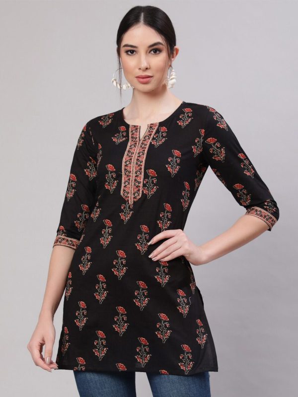 INLI Blush 2.0 Orange Cotton Printed Designer Work Kurti in . Wedding, Party, Festive, Events, Special Price ₹1269. Delivery 4-6 Working Days. Shop now. | Kurti, Bollywood Kurti, Creative Kurtis, Designer Kurti, Party Wear Kurti, Selfie Kurti