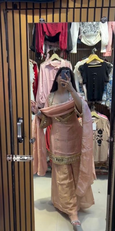 LG 2015 Peach Cosmos Salwar Suit Perfect for Wedding, Party, Karwa Chauth, Eid, Holi – . Exclusive Offer ₹2099. Delivery 4-6 Working Days. Shop now. | Jump Suits, Salwar suit, Casual Suits, Creative suits, Designer Suits, Palazzo Suits, Party Wear Suits, Patiala Suits, Straight Suits