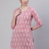 INLI Blush 2.0 Pink Cotton Printed Designer Work Kurti in . Wedding, Party, Festive, Events, Special Price ₹1269. Delivery 4-6 Working Days. Shop now. | Kurti, Bollywood Kurti, Creative Kurtis, Designer Kurti, Party Wear Kurti, Selfie Kurti
