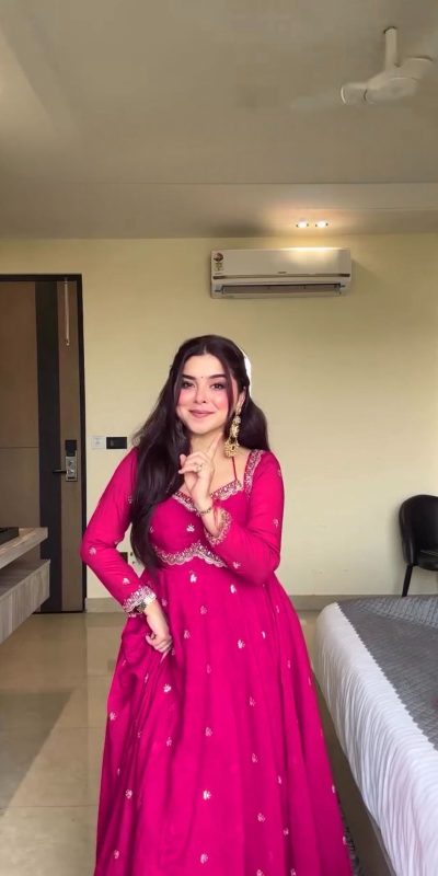 RTC 5924 Pink Georgette Thread With Sequence Gown Perfect for Wedding, Party, Reception, Holi, Eid . Available at ₹1999 only. Delivery 4-6 Working Days. | Gowns, Bollywood Gowns, Creative Gowns, Designer Gowns, Embroidered Gowns, Party Wear Gowns