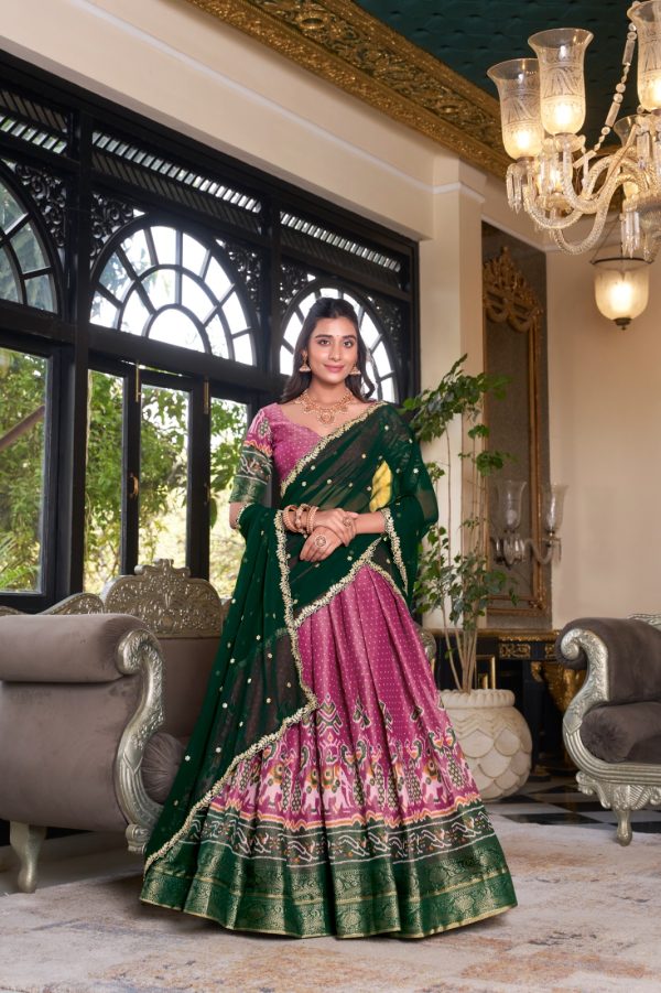LNB 1240 Pink Kanchipuram With Embroidery Work & Zari Work Lehenga Choli ₹2499 on Availablely. Delivery 4-6 Working Days. Shop now. | Lehenga, Bollywood Lehenga, Creative Lehenga, Designer Lehenga, Embroidered Lehenga, Party Wear Lehenga