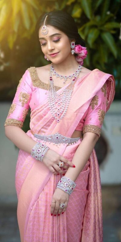 KP 3016 Pink Color Soft Lichi Silk Perfect for Wedding, Party, Makar Sankranti, Pooja, Bridal Wear Cloth. Saree. Introductory Price ₹1399. Delivery 4-6 Wo | Sarees, Bollywood Sarees, Creative Sarees, Designer Sarees, Embroidered Sarees, Ethnic Saree, Modern Digital sarees, Party Wear Sarees