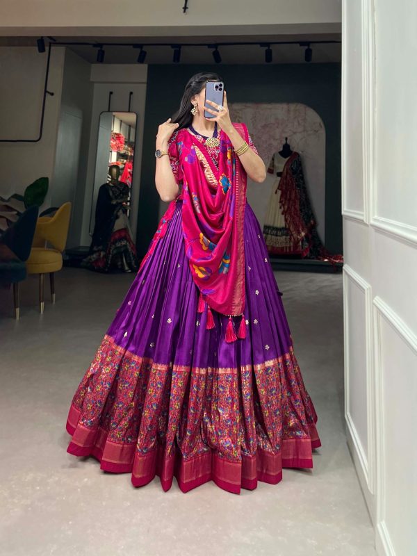 LNB 1211 Pink Tasar Silk Lehenga Choli Perfect for Wedding, Party, Lohri, Festival Celebrations, Anniversary Get it for ₹2449. Delivery 4-6 Working Days | Lehenga, Bollywood Lehenga, Creative Lehenga, Designer Lehenga, Embroidered Lehenga, Party Wear Lehenga