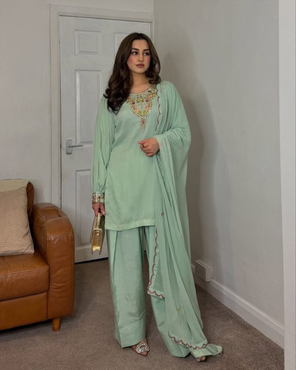 NSR 854 Pista Faux Georgette Salwar Suit Perfect for Wedding, Party, Lohri, Mehendi, Karwa Chauth –. Introductory Price ₹1849. Delivery 4-6 Working Days | Jump Suits, Salwar suit, Casual Suits, Creative suits, Designer Suits, Palazzo Suits, Party Wear Suits, Patiala Suits, Straight Suits