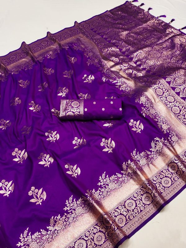 MB 39 Purple in Color Banarasi silk Zari Work & Lace Work Saree . Introductory Price ₹1999. Delivery 4-6 Working Days. Shop now. | Sarees, Bollywood Sarees, Creative Sarees, Designer Sarees, Embroidered Sarees, Ethnic Saree, Modern Digital sarees, Party Wear Sarees
