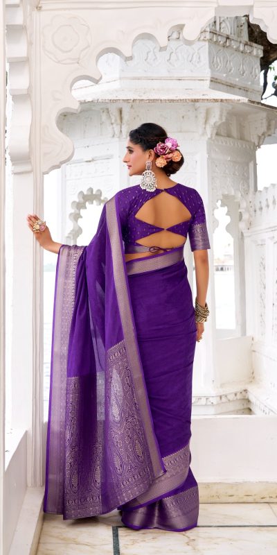 YNF 7902 Purple Color Chinon Printed With Zari Weaving Work Saree With Zari Work. Best Price ₹1549. Delivery 4-6 Working Days. Shop now. | Sarees, Bollywood Sarees, Creative Sarees, Designer Sarees, Embroidered Sarees, Ethnic Saree, Modern Digital sarees, Party Wear Sarees
