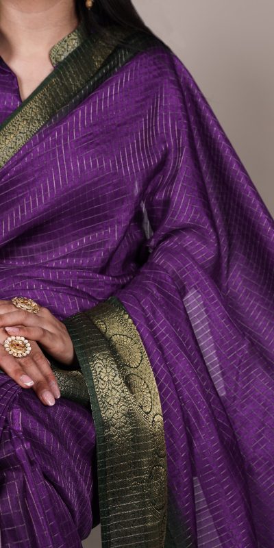 YNF 7906 Purple Dola Chex with Zari Work Saree . Wedding, Party, Festive, Events Special Price ₹1599. Delivery 4-6 Working Days. Shop now. | Sarees, Bollywood Sarees, Creative Sarees, Designer Sarees, Embroidered Sarees, Ethnic Saree, Modern Digital sarees, Party Wear Sarees