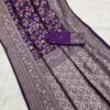 MB 96 Purple Color Khaddi Pashmina with Zari Work & Lace Work Saree . Now at just ₹1999. Delivery 4-6 Working Days. Shop now. | Sarees, Bollywood Sarees, Creative Sarees, Designer Sarees, Embroidered Sarees, Ethnic Saree, Modern Digital sarees, Party Wear Sarees