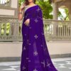 BT 1104 Purple Natural silk with Thread Embroidery & Embroidery Work Saree . Now at just ₹1549. Delivery 4-6 Working Days. Shop now. | Sarees, Bollywood Sarees, Creative Sarees, Designer Sarees, Embroidered Sarees, Ethnic Saree, Modern Digital sarees, Party Wear Sarees
