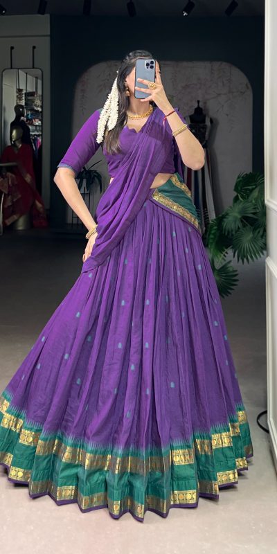 LNB 1904 Purple Pure Chanderi with Zari Work Lehenga Choli . Affordable Price ₹1999. Delivery 4-6 Working Days. Shop now. | Lehenga, Bollywood Lehenga, Creative Lehenga, Designer Lehenga, Embroidered Lehenga, Party Wear Lehenga