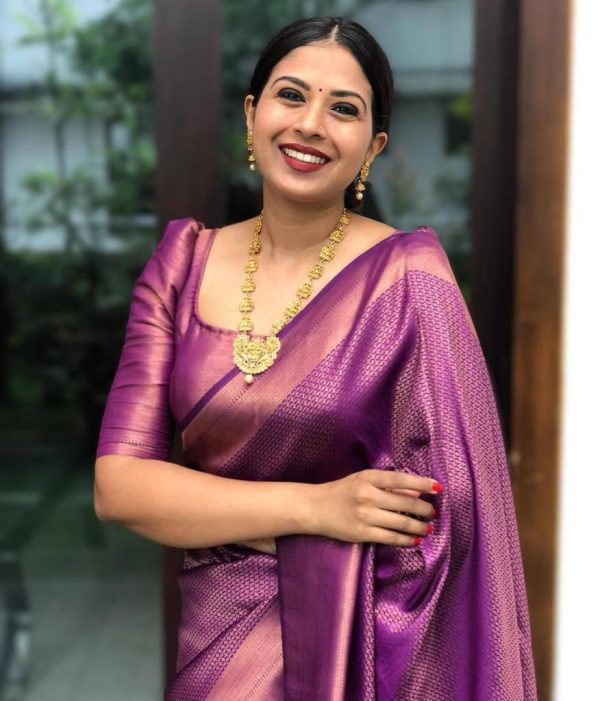 KP 4040 Purple Soft Lichi Silk Saree Perfect for Wedding, Party, Ethnic Day, Raksha Bandhan, Temple Visit – . Exclusive Offer ₹1299. Delivery 4-6 Working D | Sarees, Bollywood Sarees, Creative Sarees, Designer Sarees, Embroidered Sarees, Ethnic Saree, Modern Digital sarees, Party Wear Sarees
