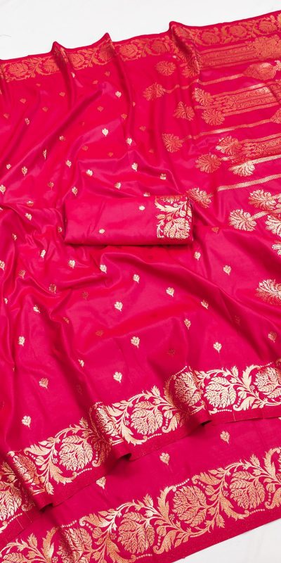 MB 171 Rani Pink Banarasi Silk Saree Perfect for Wedding, Party, Holi, Pongal, Pooja –. Festive Deal ₹1849. Delivery 4-6 Working Days. Shop now. | Sarees, Bollywood Sarees, Creative Sarees, Designer Sarees, Embroidered Sarees, Ethnic Saree, Modern Digital sarees, Party Wear Sarees