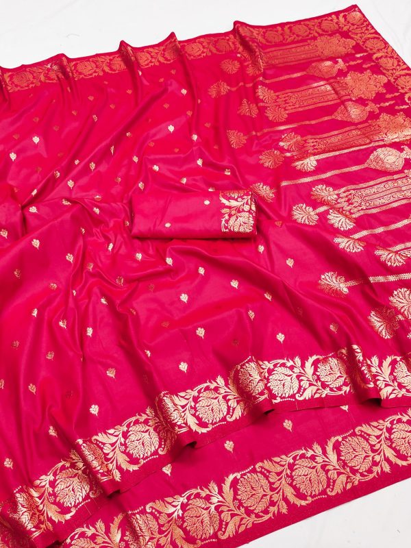 MB 171 Rani Pink Banarasi Silk Saree Perfect for Wedding, Party, Holi, Pongal, Pooja –. Festive Deal ₹1849. Delivery 4-6 Working Days. Shop now. | Sarees, Bollywood Sarees, Creative Sarees, Designer Sarees, Embroidered Sarees, Ethnic Saree, Modern Digital sarees, Party Wear Sarees