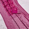 MB 96 Rani Pink Color Khaddi Pashmina with Zari Work & Lace Work Saree . Now at just ₹1999. Delivery 4-6 Working Days. Shop now. | Sarees, Bollywood Sarees, Creative Sarees, Designer Sarees, Embroidered Sarees, Ethnic Saree, Modern Digital sarees, Party Wear Sarees