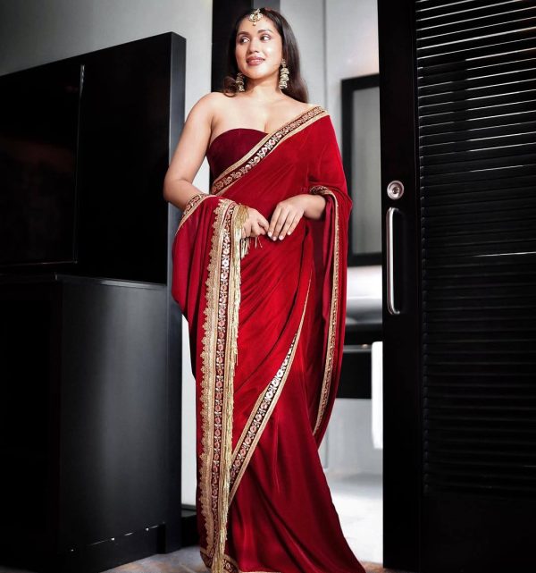 SC 239 Pink Georgette With Lace Work & Lace Border Saree . Wedding, Party, Festive, Events, Exclusive Offer ₹1599. Delivery 4-6 Working Days. Shop now. | Sarees, Bollywood Sarees, Creative Sarees, Designer Sarees, Embroidered Sarees, Ethnic Saree, Modern Digital sarees, Party Wear Sarees