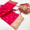 MB 150 Red A Pethani silk Saree Perfect for Wedding, Party, Baisakhi, Reception, Traditional Day – . Affordable Price ₹2549. Delivery 4-6 Working | Sarees, Bollywood Sarees, Creative Sarees, Designer Sarees, Embroidered Sarees, Ethnic Saree, Modern Digital sarees, Party Wear Sarees