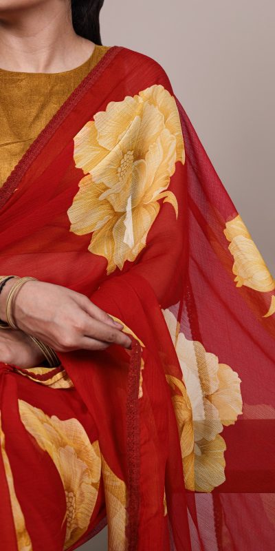 YNF 7033 Red Color Chiffon Lace Work & Lace Border Saree . Wedding, Party, Festive, Events Available at ₹1499 only. Delivery 4-6 Working Days. Shop now. | Sarees, Bollywood Sarees, Creative Sarees, Designer Sarees, Embroidered Sarees, Ethnic Saree, Modern Digital sarees, Party Wear Sarees