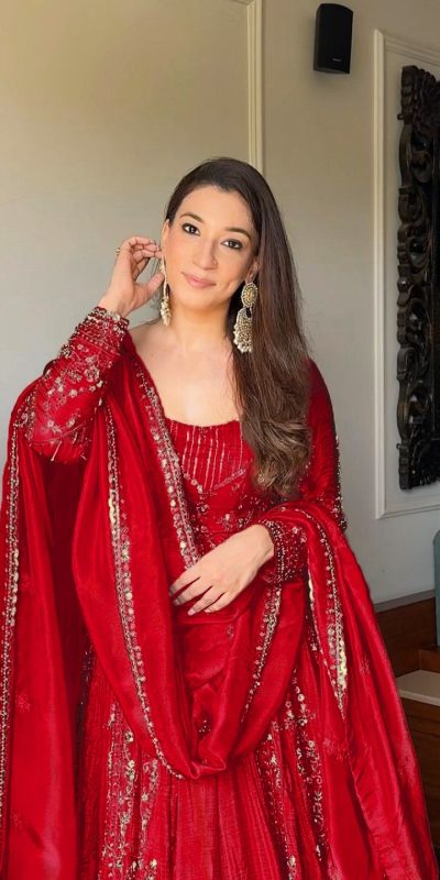 VLM 297 Red Crunchy Silk with Lace Work & Embroidery Work Gown . Introductory Price ₹2499. Delivery 4-6 Working Days. Shop now. | Gowns, Bollywood Gowns, Creative Gowns, Designer Gowns, Embroidered Gowns, Party Wear Gowns