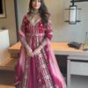 Red Faux Georgette Digital Print Lehenga Choli