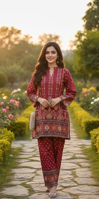 INLI Velora Vogue Red in Linen Cotton Turkish style Designer Work Kurti . Introductory Price ₹1549. Delivery 4-6 Working Days. Shop now. | Kurti, Bollywood Kurti, Creative Kurtis, Designer Kurti, Party Wear Kurti, Selfie Kurti