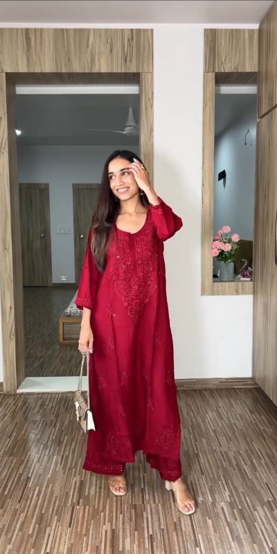 BE 390 Red Color Rayon Embroidery Sequence Salwar Suit with Work. Festive Deal ₹1749. Delivery 4-6 Working Days. Shop now. | Jump Suits, Salwar suit, Casual Suits, Creative suits, Designer Suits, Palazzo Suits, Party Wear Suits, Patiala Suits, Straight Suits