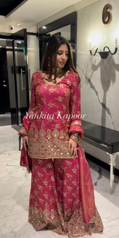 SR 1664 Red Color Simmer with Embroidery Work Silk Salwar Suit . Wedding, Party, Festive, Events, Best Price ₹2599. Delivery 4-6 Working Days. Shop now. | Jump Suits, Salwar suit, Casual Suits, Creative suits, Designer Suits, Palazzo Suits, Party Wear Suits, Patiala Suits, Straight Suits