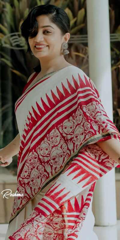 BT 433 Red Soft Cotton with Lace Work & Digital Print Saree . Exclusive Offer ₹1449. Delivery 4-6 Working Days. Shop now. | Sarees, Bollywood Sarees, Creative Sarees, Designer Sarees, Embroidered Sarees, Ethnic Saree, Modern Digital sarees, Party Wear Sarees
