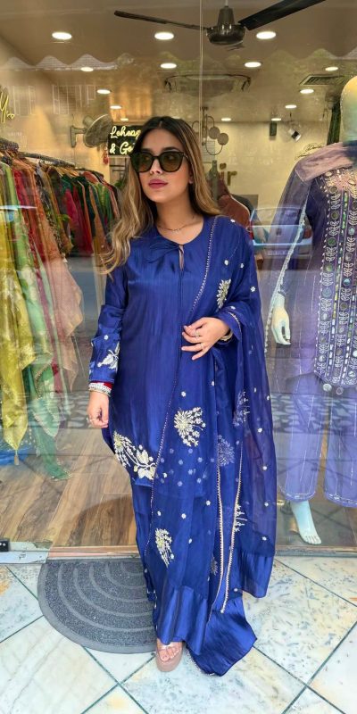 ZSR 3122 Royal Blue Pure Natural Crep Silk Salwar Suit Perfect for Wedding, Party, Pongal, Onam, Reception – . Available at ₹1849 only. Delivery 4-6 Work | Jump Suits, Salwar suit, Casual Suits, Creative suits, Designer Suits, Palazzo Suits, Party Wear Suits, Patiala Suits, Straight Suits
