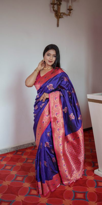 MB Paithani-3 Royal Blue in Pethani Silk Zari Work & Lace Work Saree . Grab it for ₹2199. Delivery 4-6 Working Days. Shop now. | Sarees, Bollywood Sarees, Creative Sarees, Designer Sarees, Embroidered Sarees, Ethnic Saree, Modern Digital sarees, Party Wear Sarees