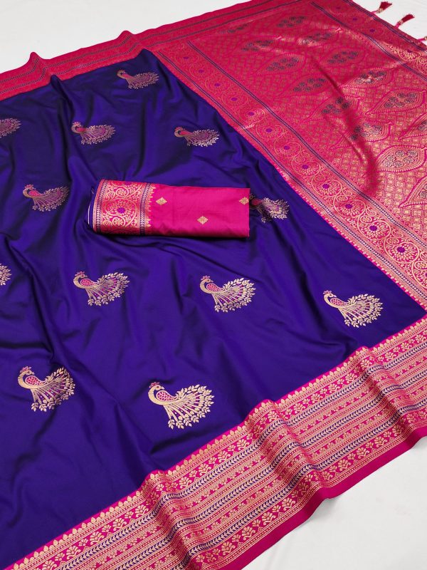 MB Morni Royal Blue in Soft Silk Zari Work & Lace Work Saree . Wedding, Party, Festive, Events, Grab it for ₹2099. Delivery 4-6 Working Days. Shop now. | Sarees, Bollywood Sarees, Creative Sarees, Designer Sarees, Embroidered Sarees, Ethnic Saree, Modern Digital sarees, Party Wear Sarees